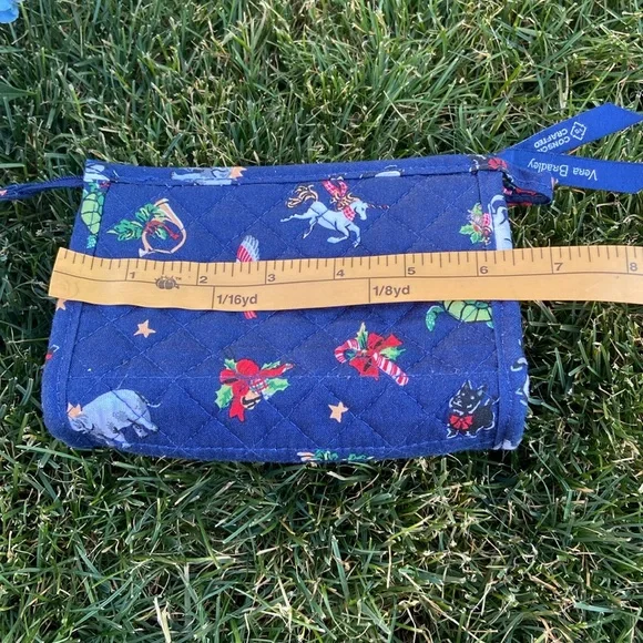 Vera Bradley- Snow Globes Small Cosmetic Case - Picture 4 of 5